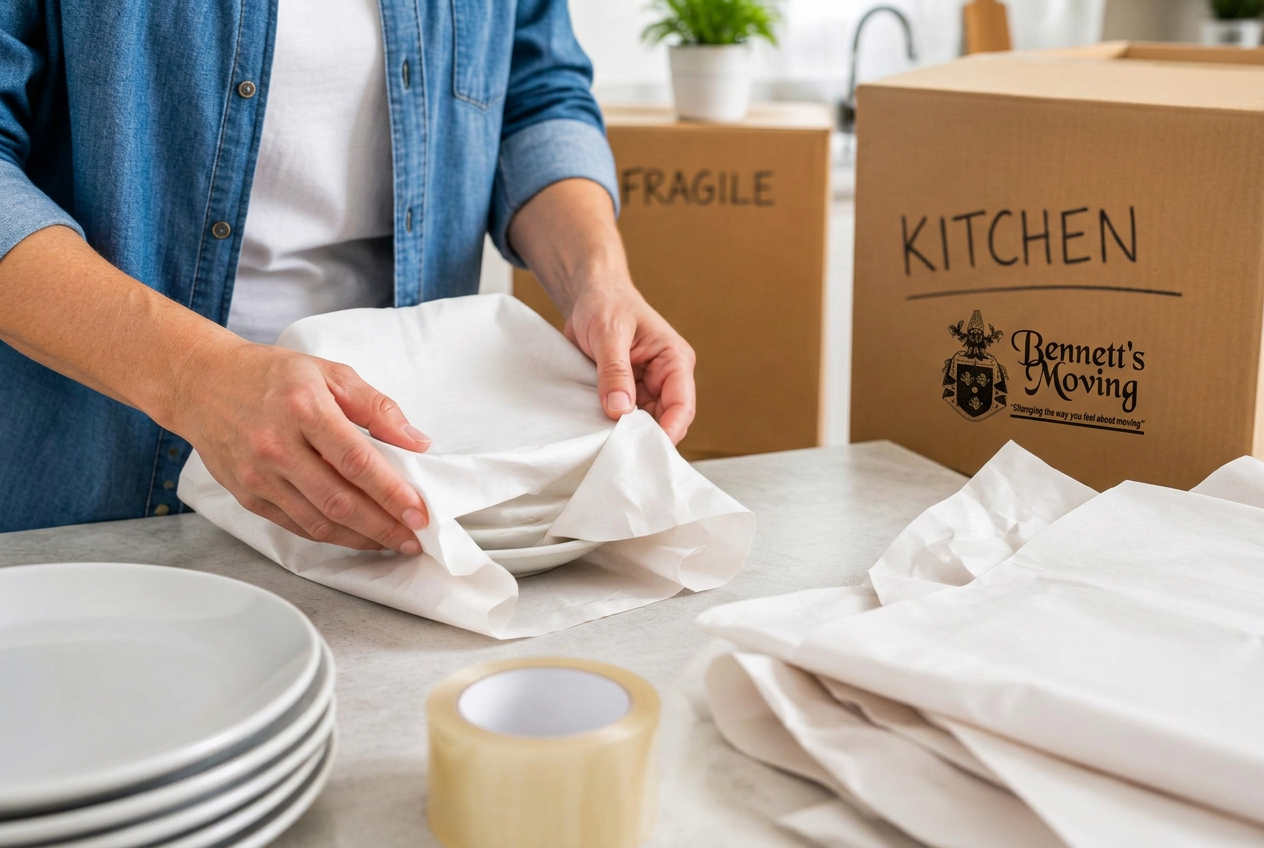 Packing & unpacking service from Bennett's Moving in Colorado Springs